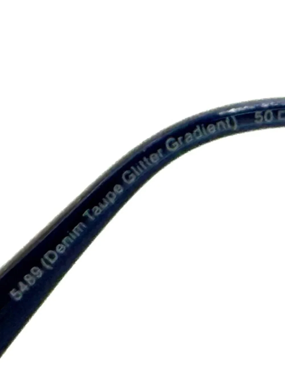 COACH HC 6110 5489 Denim Taupe Glitter Gradient Women Eyeglasses 50mm 16 140 - Picture 5 of 6